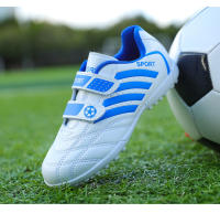 Zapatillas De Fútbol Para Niños Y Niñas TF Original De Cuero Ligero Antideslizante Verdes Para Exteriores Y Futsal - details 13