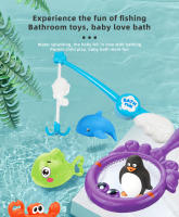 Juegos De Baño Con Red De Pesca Y Peces Agua Apretadora Para Niños Y Niñas Juguetes De Baño Para Bebés Y Niños Pequeños Edad 3-6 Años - details 0