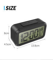 Reloj De Alarma Digital Con Pantalla LCD Grande Y Sensor De Luz Reloj De Niños Con Función De Sueno Para Oficina Y Estudio - details 2