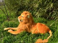 Muñeco De Peluche Realista De Leopardo Y León Juguete De Pantera Suave Para Bebés Regalo De Cumpleaños Para Niños - details 2