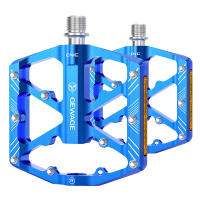 Pedales De Bicicleta GEWAGE De Aluminio Con Reflejantes Antideslizantes Para Montaña Accesorio De Ciclismo Plataforma Ultraligera - details 11