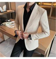Chaqueta De Traje Para Hombre Estilo Elegante Monabroca Calidad Superior Casual Formal Color Sólido Ajustada 2024 - details 11