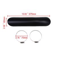 Protector De Calor Para Escape De Motocicleta Universal Cubierta De Hierro Metálico Negro/Plateado Adecuado Para Harley Honda Yamaha - details 12