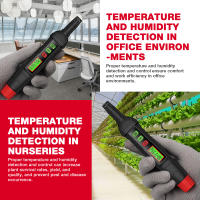 HABOTEST HT62 4-en-1 Termómetro Y Higrómetro Digital Portátil Medidor De Temperatura Y Humedad Pluma Para Uso Doméstico - details 12