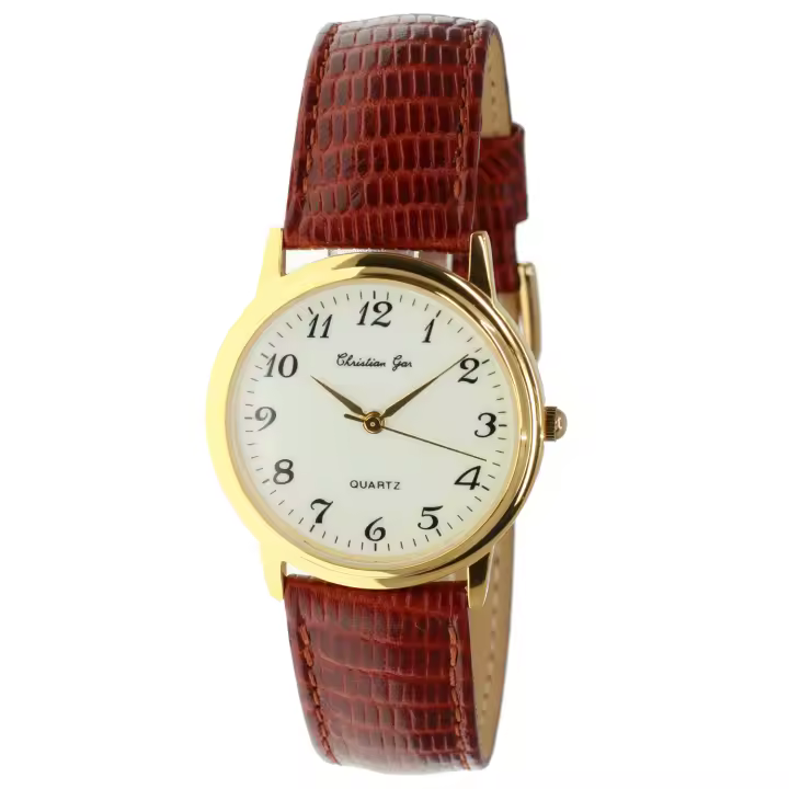 Reloj Christian Gar Acero Chapado 5 Micras Movimiento Miyota Mod - 1