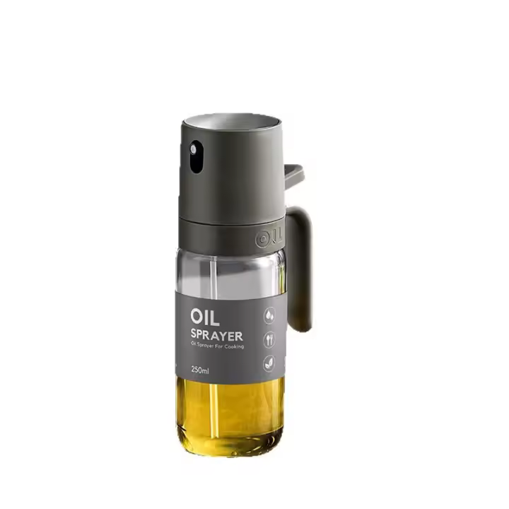 Fuwnvuwn Pulverizador Aceite Spray para Cocina 250 ml, Spray Aceite Freidora Aire, Aceitera Spray Pulverizador Cristal, Pulverizador de Aceite, Vaporizador Aceite para Cocinar, Barbacoa, Hornear - 1