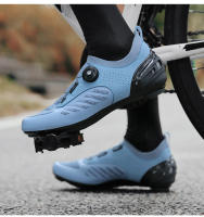 Zapatillas De Ciclismo LiXingMing Para Hombre Azul Zapatillas De Bicicleta De Montaña Transpirables Y Cerradura Self-Locking Talla True Fit Nylon Suela EVA Lining LYCRA Disponibles En Varios Tamaños - details 5