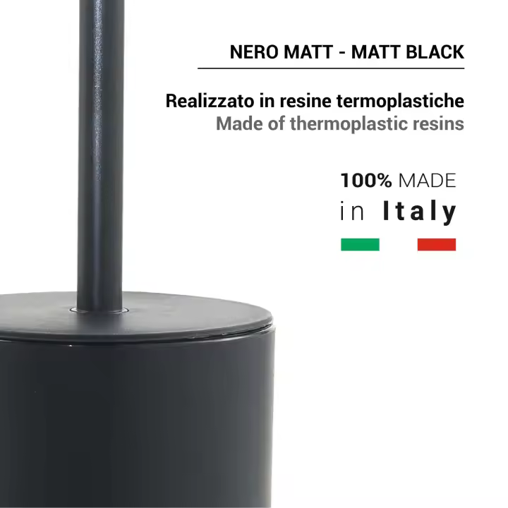 GEDY SH331400300 SHARON Escobillero Negro Mate - 1