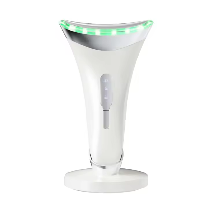 Herramienta De Masaje Facial Y Cuello Para El Hogar Tríptico Modos Instrumneto De Belleza Portátil Cuidado De La Piel Con Modo Calentamiento - 1