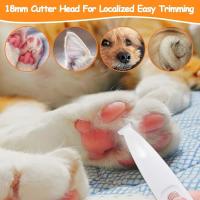 Pet Mro Precision Trimmer, 2024 New Upgrade Dog Paw Trimmer with LED Light, Quiet Pet Hair Trimmer, Waterproof Pet Clipper - details 1