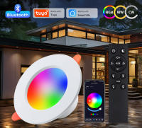 Tuya Smart Bluetooth LED Downlight 10W Lámpara De Techo Control Remoto RF 2.4G Dimmable Para Dormitorio Y Sala De Estar - details 0