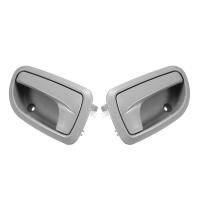 Manija Interior De Puerta Delantero Izquierda Y Derecha Para KIA PICANTO EURO STAR NAZA SURIA 2004-2010 Color Gris ABS PLASTIC CHROME - details 1