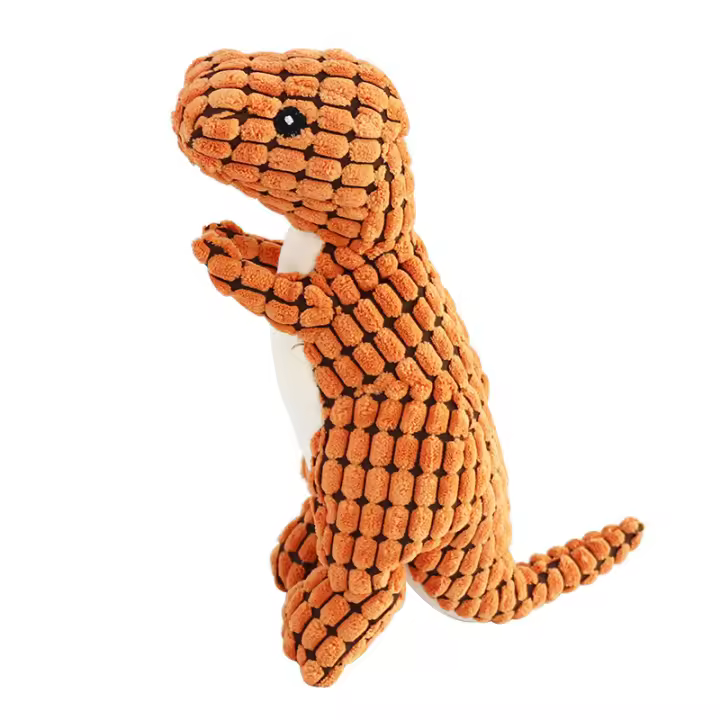 Juguete De Peluche Para Perros Y Gatos Forma De Dinosaurio Divertida Almohadilla De Miel Adecuado Para Entrenamiento Y Ejercicio De Chihuahua - 1