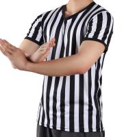 Uniforme De Arbitro Para Hombres Camiseta De Cuello V Manga Corta Polyester Ropa Deportiva Para Fútbol Baloncesto Entrenamiento - details 1