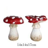Gissed - Figura Decorativa de Hongo Rojo con Puntos Blancos, Diseño Realista para Jardín, Hogar o Eventos, Ideal para Ambientación de Espacios Naturales, Estilo Rústico y Encantador, Hecho con Material Resistente, Decoración para Interiores y Exteriores, - details 1
