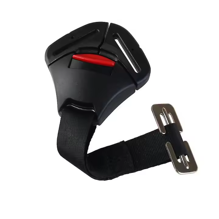 r Seat Kids Baby Safety Buckle Fixed Lock Buckle With Seat Belt Clip Harness - 1