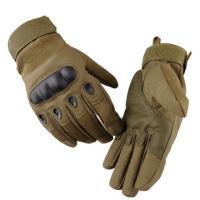 Guantes Tácticos De Halcón Negro Para Deportes Y Entrenamiento Con Capa Dura Cinco Dedos Antideslizantes Microfibra Unisex - details 4
