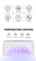 Lámpara Profesional De Uñas LED UV Recargable Sin Cable Con Luz Para Gel Y Máquina De Uñas Tiempo De Configuración De 4 Herramienta De Uñas - details 1