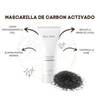 Mascarilla negra Charcoal, mascarilla facial que elimina puntos negros, reduce el exceso de grasa y limpia la piel, por lo que controla el acné. - details 0