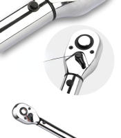 ALLSOME Llave De Torque Para Bicicleta 1/4'' Kit De Reparación De Llaves Hexagonales Con Preset De Torque 2-25Nm Herramienta Manual - details 3