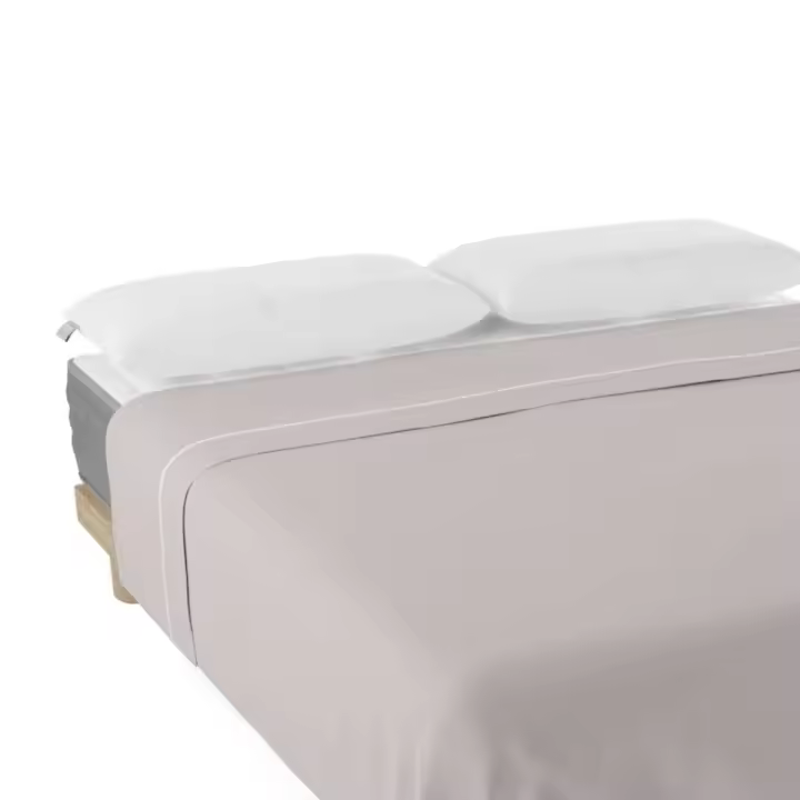 NALUI Sábana Encimera   100% Algodón 180 Hilos, Suave, Fresca, Transpirable, Lavable a 30ºC - 1