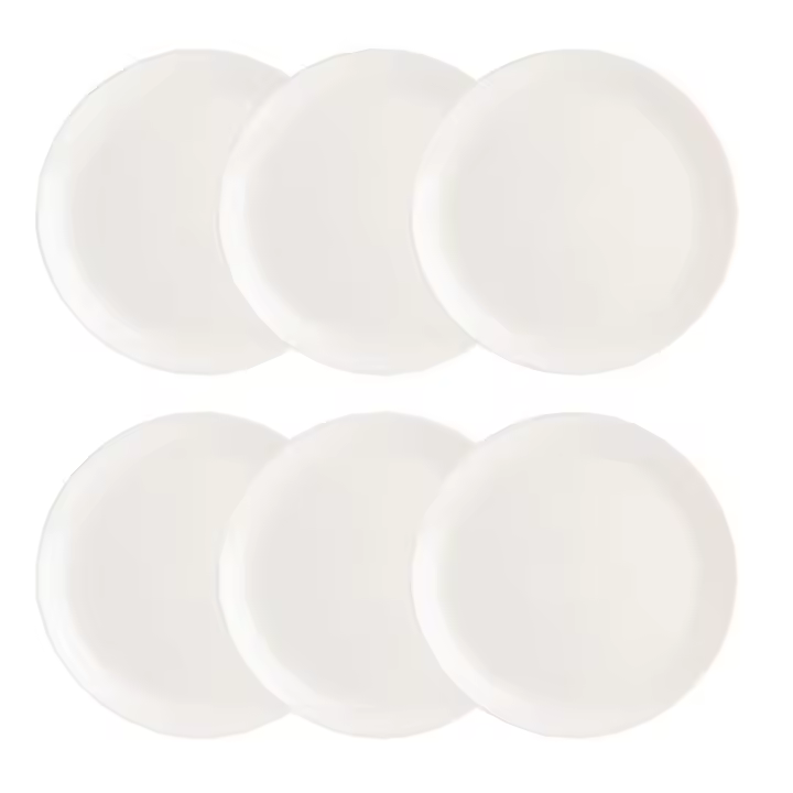 Luminarc Platos Llanos Opal 27cm Blanco Reciclable y Ecológico - 1