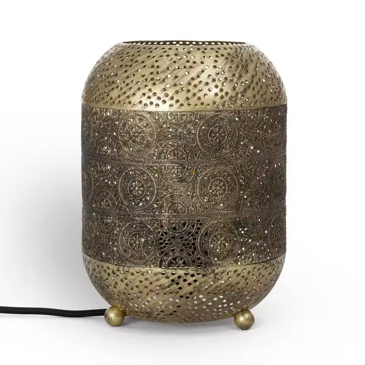 Ledkia Lámpara de Mesa de Metal Aerba Dorado - 1