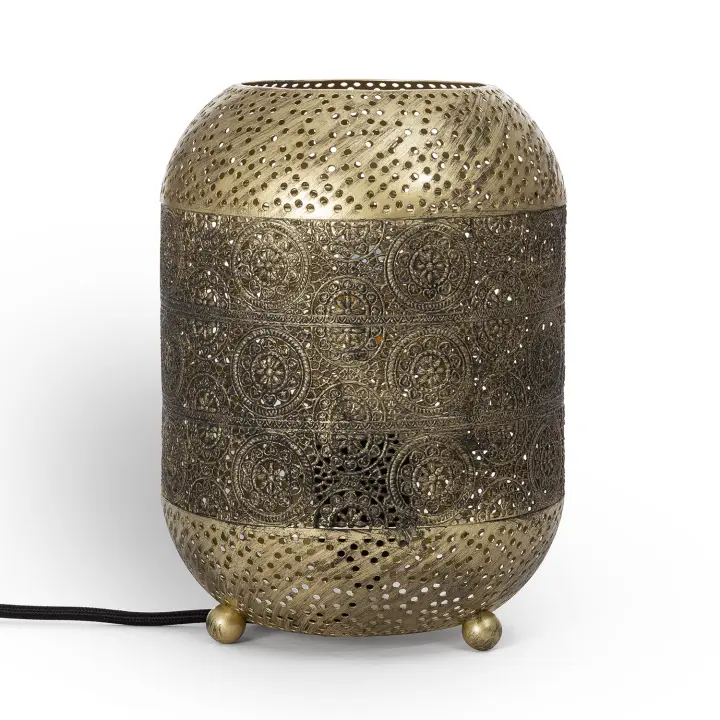 Ledkia Lámpara de Mesa de Metal Aerba Dorado - 1