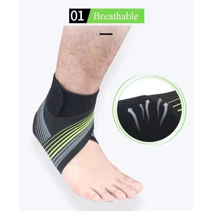Calcetines de compresión para tobillo, para correr, baloncesto, deportes al aire libre, para hombre, mangas para pies y rodilleras. - 1