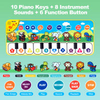 Teclado Musical Para Niños 80x30cm Alfombra De Música Multifuncional Con 8 Sonidos De Animales Juguete Educativo Para Bebés Y Niños De 3 a 6 Años - details 25