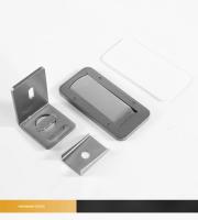 Parador De Puerta Invisible Ultra Delgada Sin Perforar De Acero Inoxidable Con Imán Fuerte Anti-viento Y Anti-colisión Para Hogar - details 12