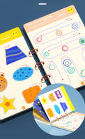Juego De Dibujo Montessori Para Niños Tablero De Colores Formas Y Matemáticas Juguete Educativo Para Entrenamiento De Control De Pluma Y Aprendizaje De Actividades Para Bebés Y Niños Pequeños - details 4