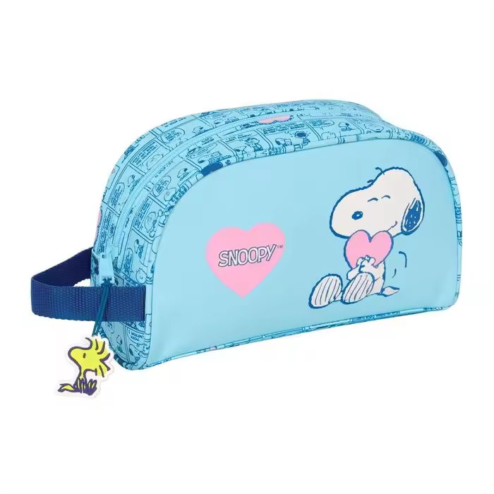 SAFTA  NECESER ADAPTABLE A CARRO SNOOPY LOVE SNOOPY LOVE 9x26x16 Cms. - 1