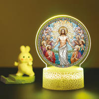 Lámpara Nocturna LED De Jesus Para Decoración De Habitación USB Regalo De Navidad Luz De Regalo Para Fiesta De Año Nuevo - details 0