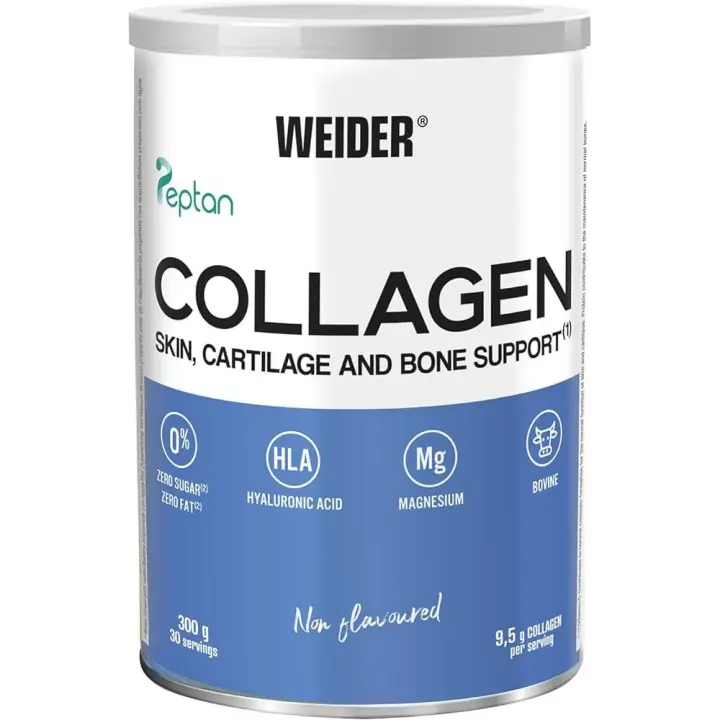 Weider - Collagen Plus - Skin, Cartilage and Bone Support - 300 grs Sin sabor - 1