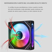 Ventilador De Torre 120mm Prism 4Pro ARGB Con Iluminación Sincronizada 3PIN Y 4PIN PWM Ventilador De Enfriamiento Para PC - details 4