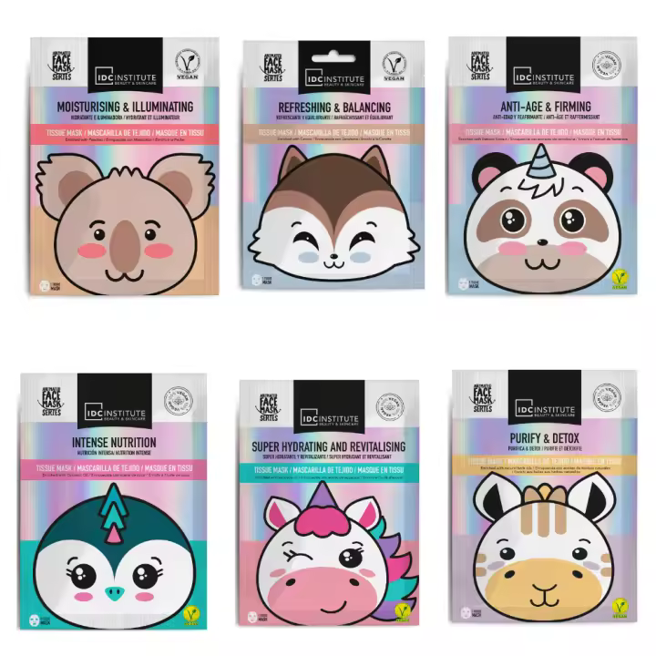 IDC Institute IDC Institut Set de 3 Mascarillas Faciales - ELIJE LAS QUE MÁS TE GUSTEN - TRATAMIENTOS FACIALES - HIDRATACIÓN - skin care - 1