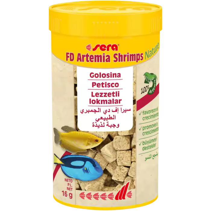 Sera FD Artemia Shrimps Nature 250 ml (16g) - 1