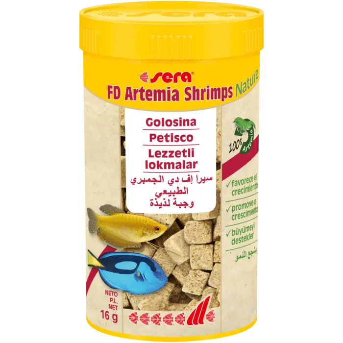 Sera FD Artemia Shrimps Nature 250 ml (16g) - 1