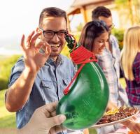Start Electric | Botihappy, la Nueva Bota de Vino para Cualquier Bebida y Edad - Hecha en España - Cantimplora - Congelable - Antifugas - Higiénica - Sostenible - 1L - details 6