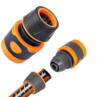 Conector De Tubo De Agua Rápido De Plástico 1/2 Pulgada Conexión Waterstop Herramientas De Jardín Coupling De Tubos - details 1