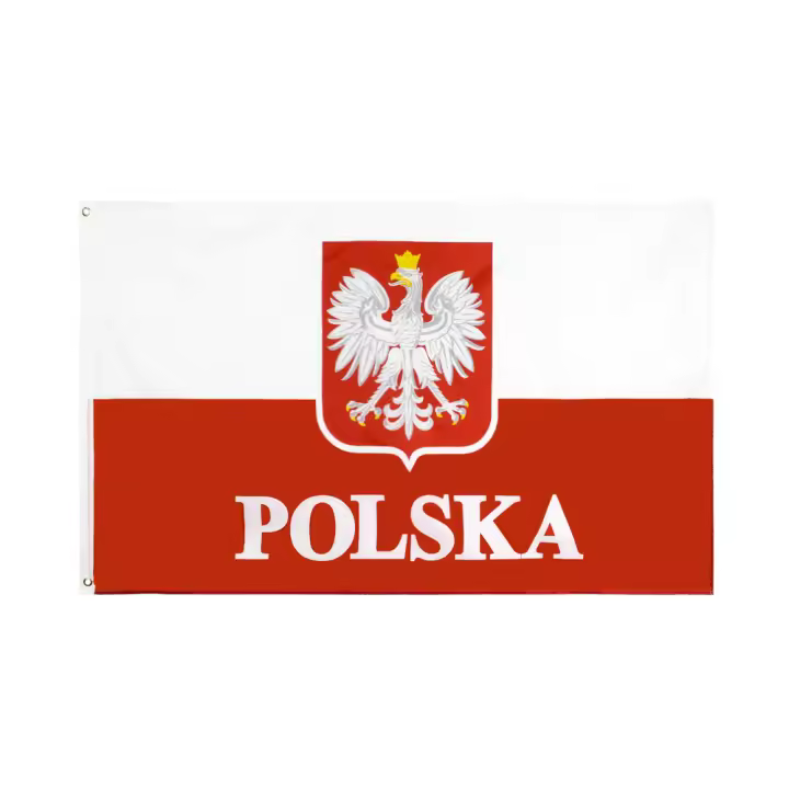 Bandera De Polonia 90x150 Cm Para Decoración Material Poliéster Estilo Colgante Sin Uso Oficial Ni Certificación Originaria De China - 1