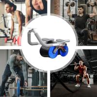 Rueda Ab de rebote automático con temporizador y almohadilla para arrodillarse, rodillo de rueda Abdominal, equipo de ejercicio físico Entrena rápidamente los músculos abdominales adecuado para usar en casa, gimnasio u oficina - details 7