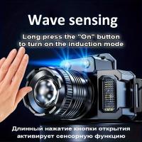 Lámpara De Cara Recargable LED Super Brillante Impermeable Para Camping Pesca Y Actividades Al Aire Libre Con Banco De Almacenamiento De Energía Móvil - details 2