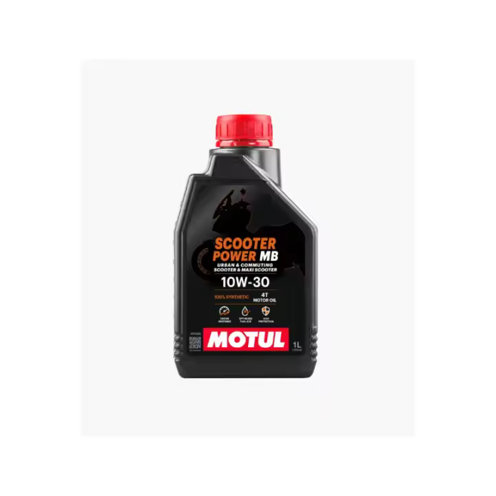MOTUL Scooter Power 4T 10W30 MB 1 litros Scooter &Maxi Scooter, 100% Sintetico - 1