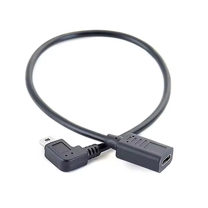 Convertidor de carga rápido de la transferencia de datos del cable USB-C al mini USB para la cámara del GPS del jugador de música - 1