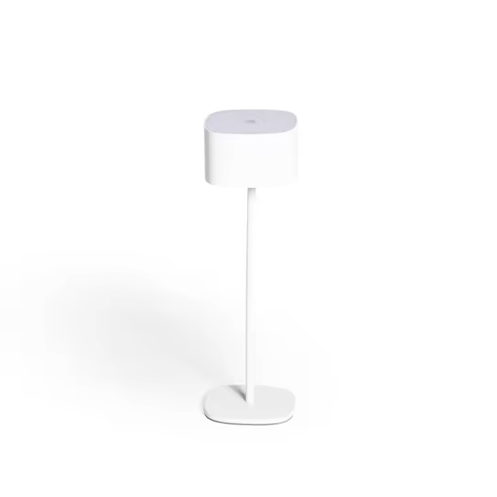 Ledkia Lámpara de Mesa LED Portátil Exterior con Batería USB Recargable Mounka Square Blanco - 1