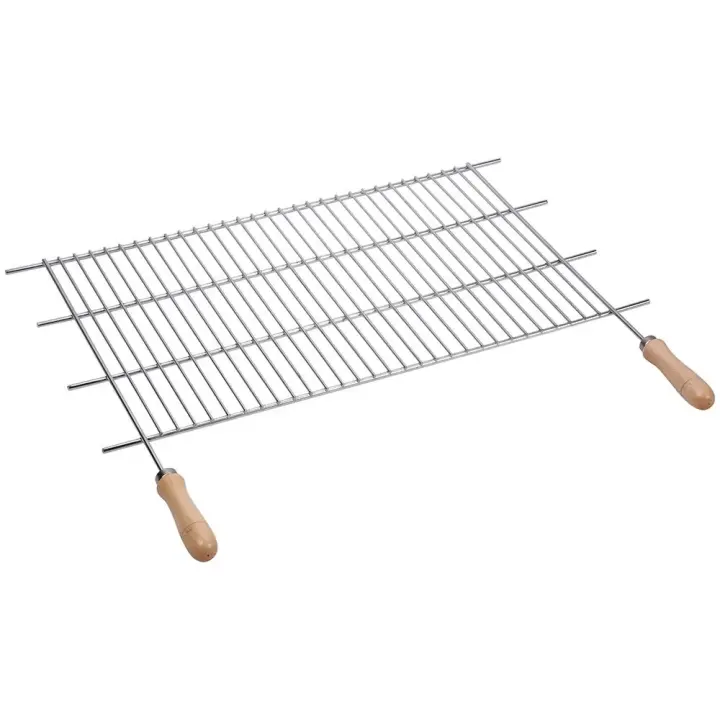 Sauvic Mango De Madera Para Parrilla De Barbacoa 70x40 Cm - 1