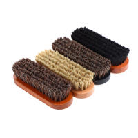 Cepillo De Cuidado Y Limpieza Para Manillar Y Zapatos De Piel Con Pelo De Caballo Y Madera Herramienta De Detalles Para Coche - details 4