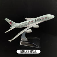 Replica De Avión Qatar Airlines A380 En Escala 1:400 De Metal Modelo Miniatura Para Niños Y Decoración Del Hogar Para Niños Y Niñas - details 1